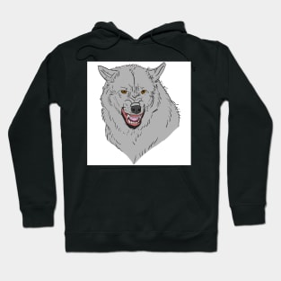 Wolf growls Hoodie